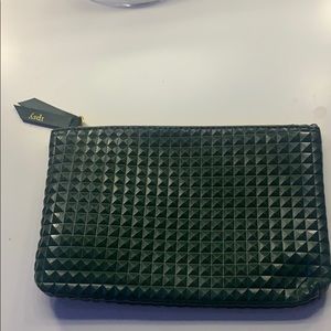 A army green mini makeup bag